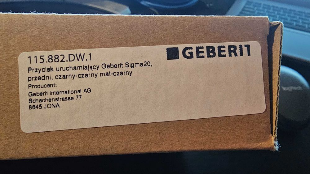 Przycisk Geberit Sigma20 czarny