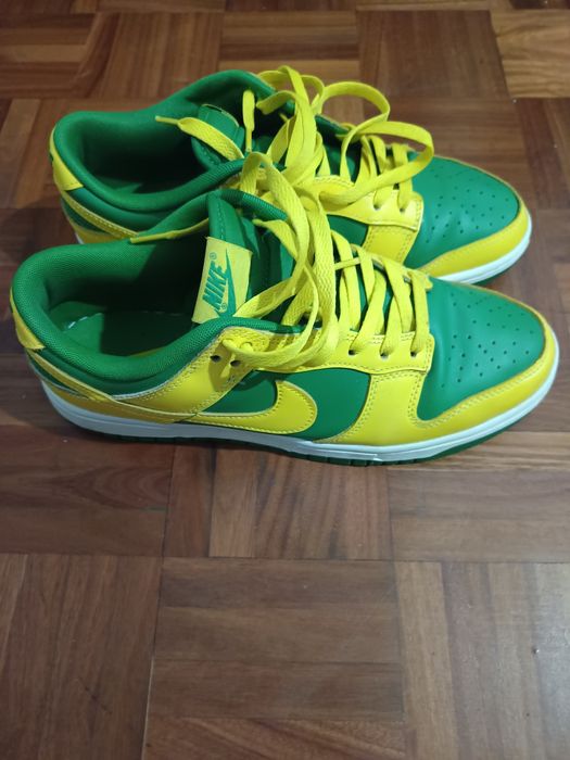 Nike Dunk Low verde/amarelo