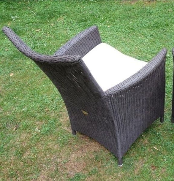 Jeden fotel Ogrodowy Poliratan Jutlandia