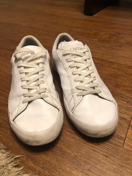Lacoste Lerond Unisex białe męskie używane