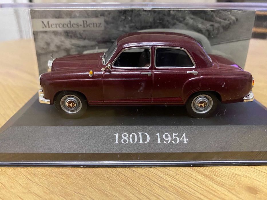 Miniaturas Mercedes-Benz 1:43 – G500 V8 1993 e 180D 1954