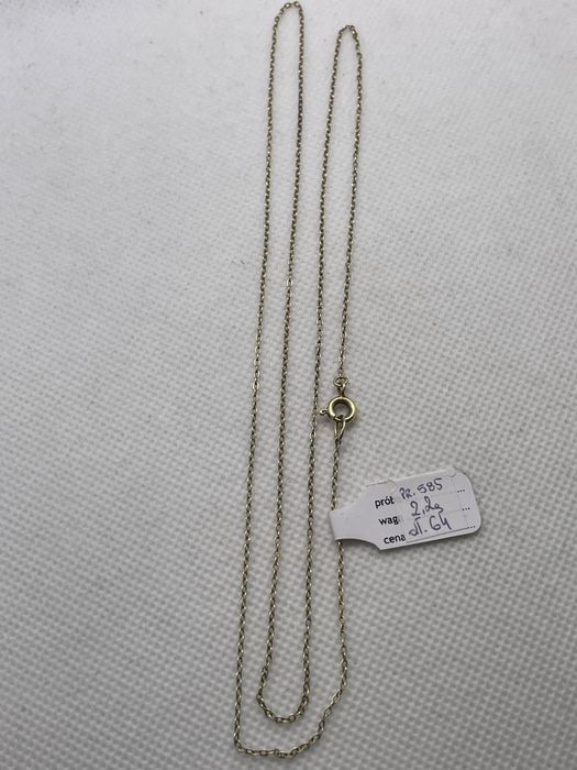 Złoty Łańcuszek pr.585 2,2g 64cm