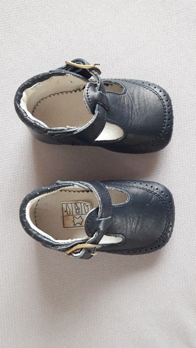 Sapatinhos recém-nascido em pele - n°15