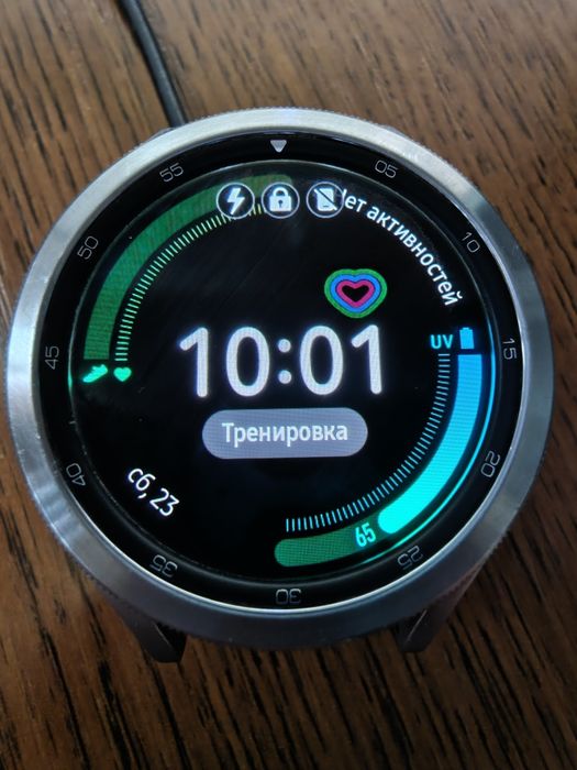 Смарт-часы годинник samsung watch 4 classic 46 мм LTE silver Самсунг