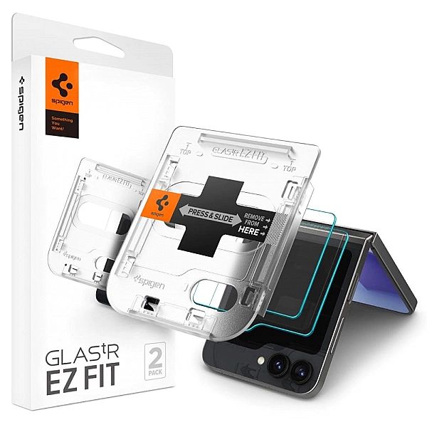 Szkło Hartowane Spigen Glas.tr "Ez Fit" 2-Pack Galaxy Z Flip 6 Clear