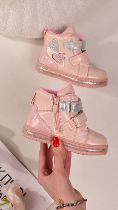 Демісезонні Нові чоботи 23,24,25 ботинки  хайтопи на дівчинку Bbt