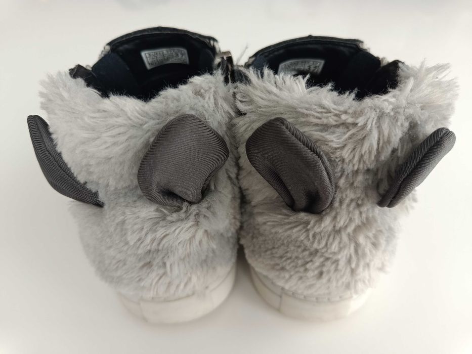 Buty za kostkę trampki z uszami królika Reserved  Czarny damskie 37