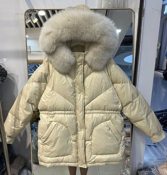 Розпродаж! Куртки пуховики парки пальто натуральний пух та хутро Zara
