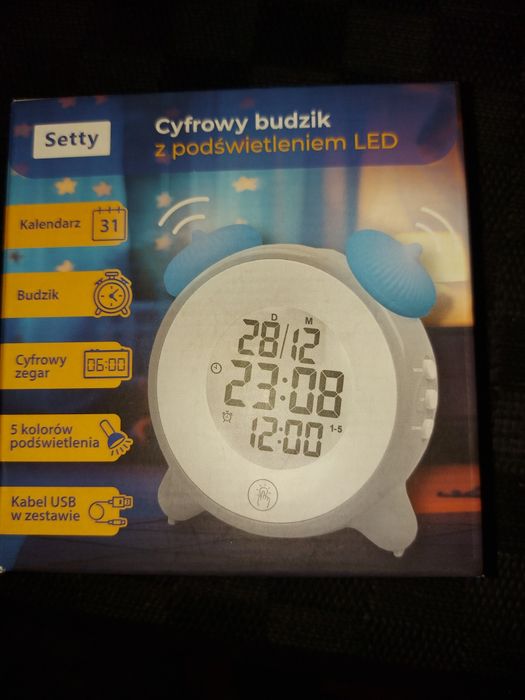 Budzik Zegar cyfrowy