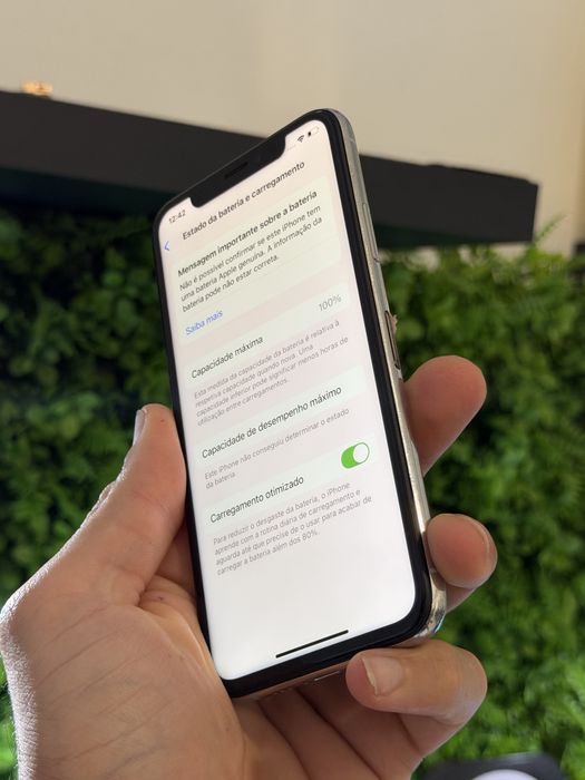 Iphone XS 256GB Branco Bateria 100%