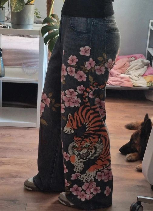 Baggy jeans (nadruk)