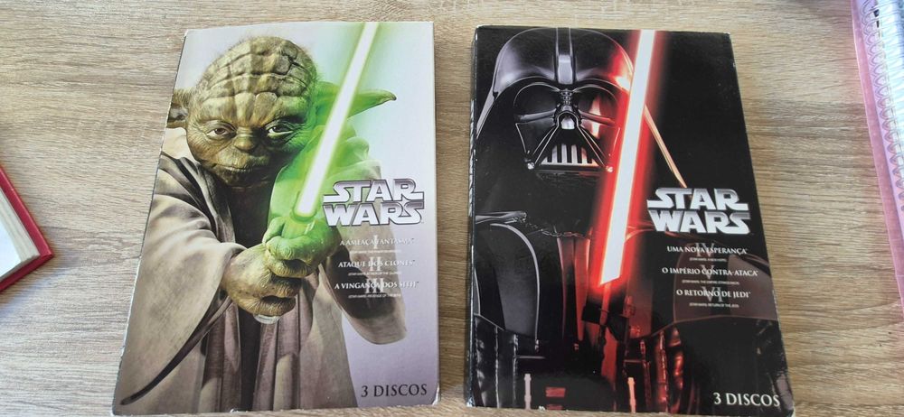 STAR WARS – 2 Trilogias em DVD | 6 Filmes | Colecionadores