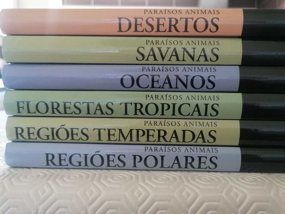 Coleção Livros "Paraísos Animais" - Circulo de Leitores