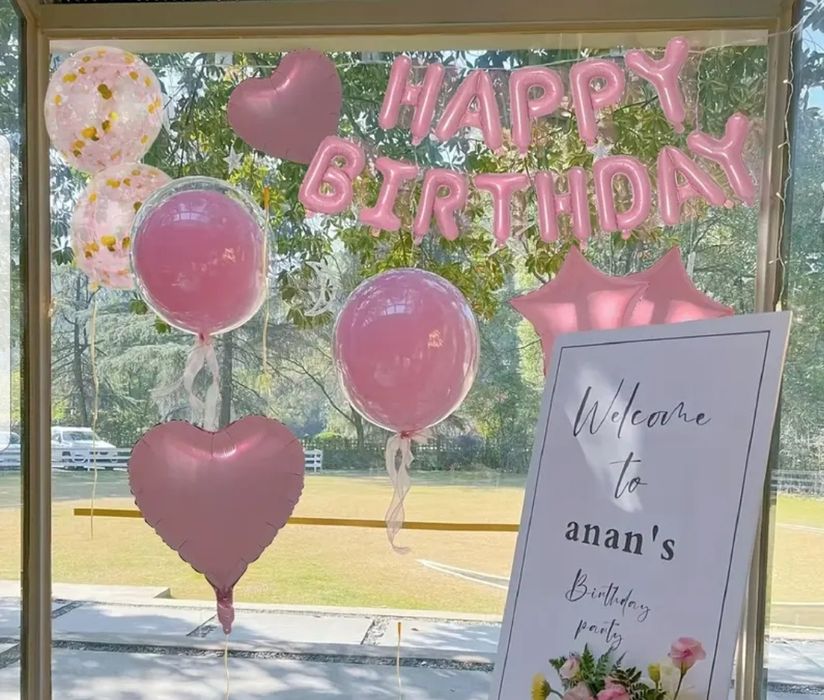 Набiр кульок, фотозона happy birthday