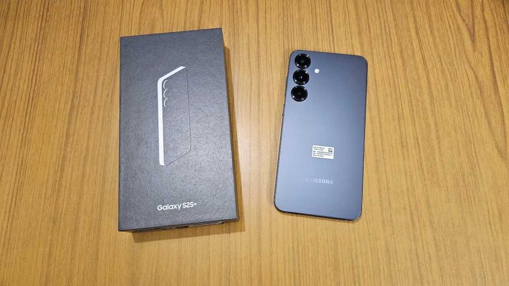 Samsung Galaxy S25+ (Plus) 12GB/512GB Blue Black com fatura e extras