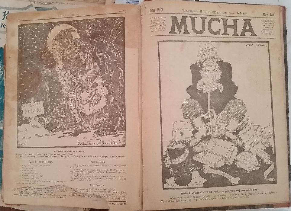 Czasopismo Mucha rocznik 1922