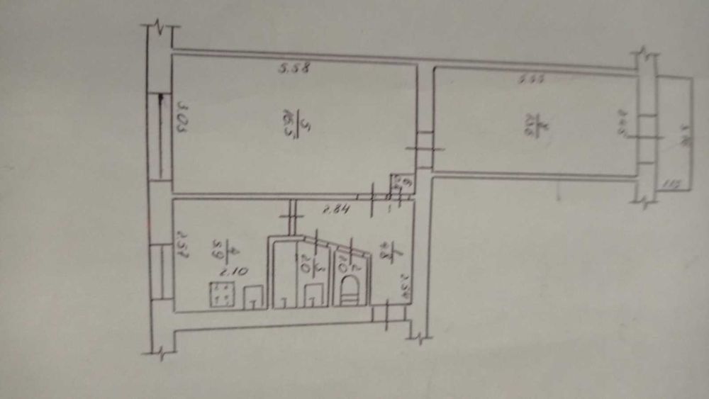 Продаж 2 кім квартири в с. Копанки 52 м2
