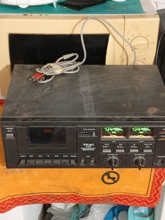 TEAC A 103 TAPE DECK Cassete Vintege para reparação