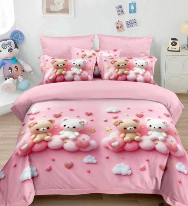 Детское постельное белье 5D мультяшные принты Постіль дитяча
