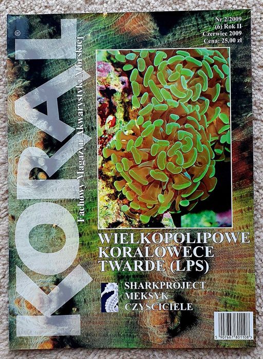Fachowy magazyn akwarystyki morskiej KORAL x 6