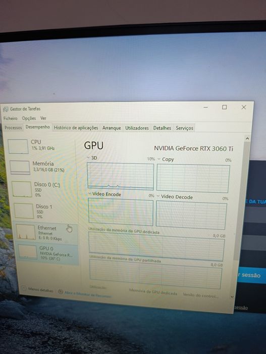 Placa gráfica MSI NVIDIA RTX 3060 ti