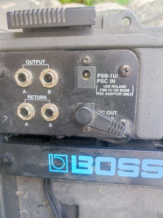 6 pedais de Guitarra elétrica com HARD CASE da BOSS