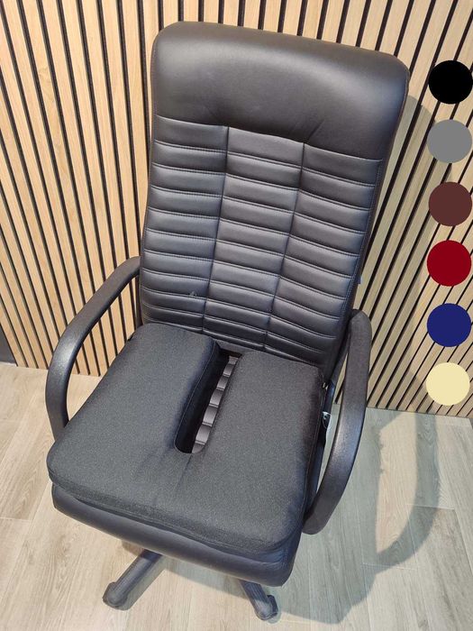 Ортопедическая подушка для кресел Две рабочих стороны - мягкая/жесткая