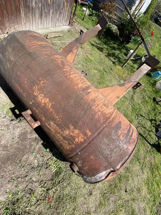 Бочка стальная емкость для воды 800 л с опорами: 3 950 грн. - Сад ...