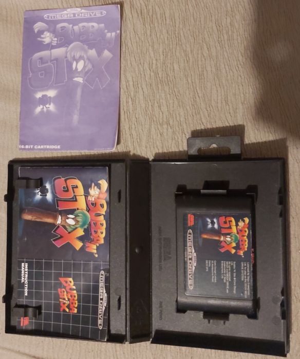 Mega drive Bubba stix com 2 manuais.
