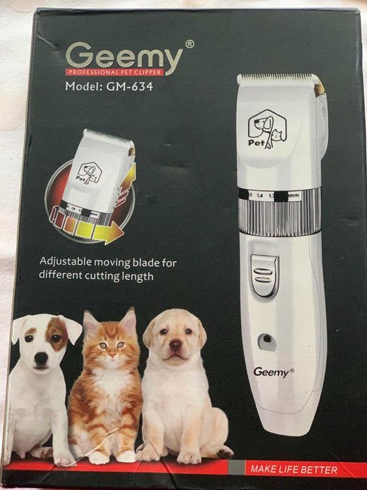 Машинка для стрижки тварин Geemy by Gemei  нова