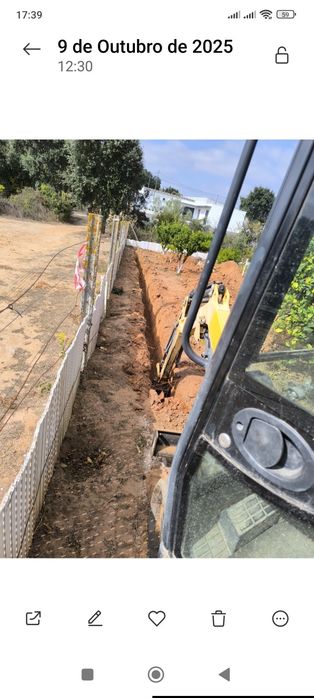 Prestação de serviços mini giratória