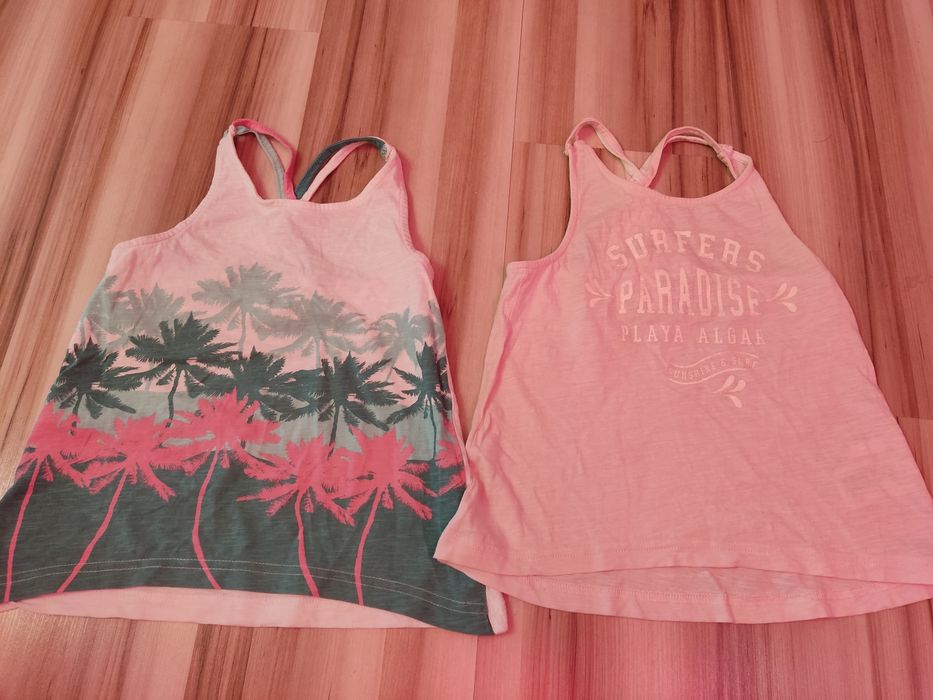 Koszulki na ramiączkach rozm.110/116 H&M