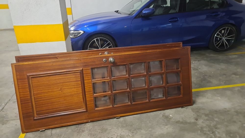 Porta de interior de Madeira