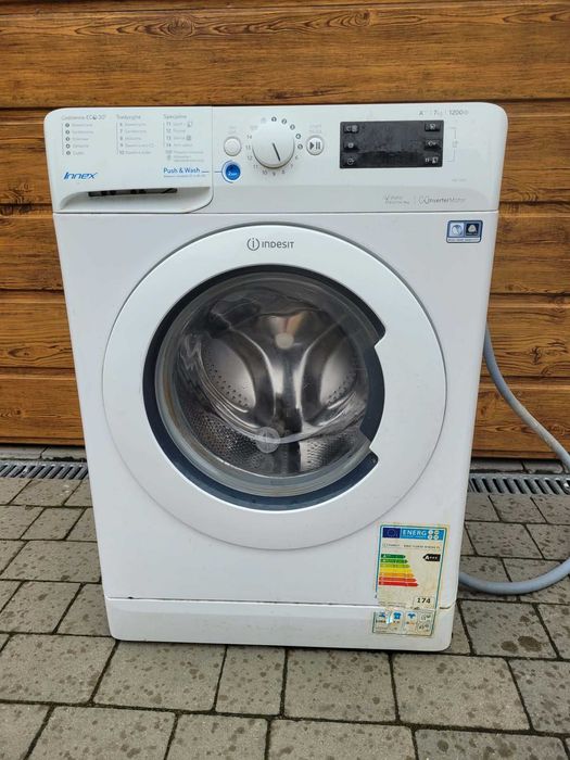 Pralka 100%Sprawna INDESIT 7 kg.60cm super stanie Dowóz Do 30km.GRATIS