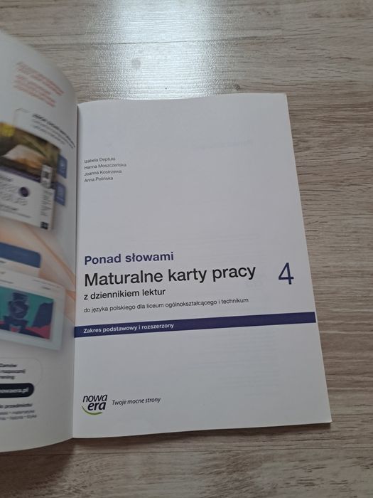Język polski maturalne karty pracy ponad słowami nowa era