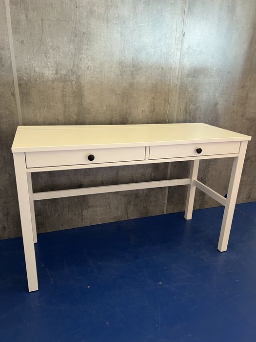 Biurko sosnowe ikea hemnes biała bejca jak nowe z dostawą gratis