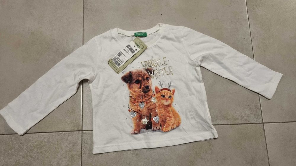 Koszulka z długim rękawem Benetton 82 cm