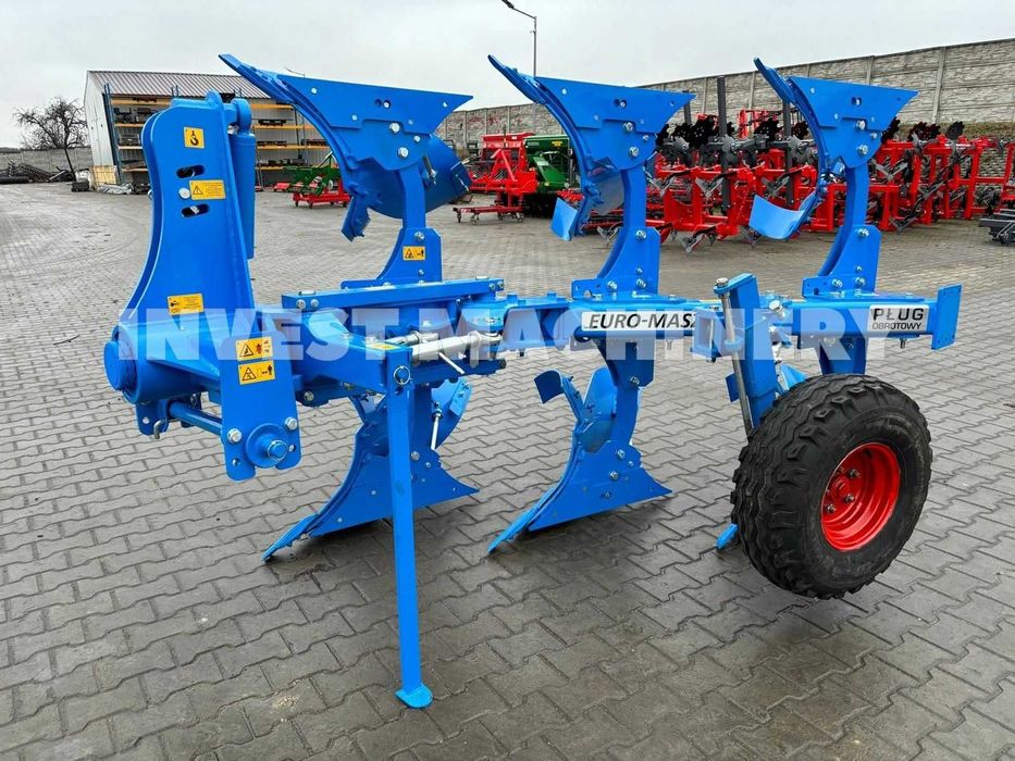 Pług obrotowy i zagonowy EURO MASZ nowy TRANSPORT gratis