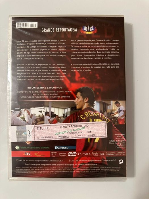 DVD Planeta Cristiano Ronaldo "A ambição de ser o melhor"