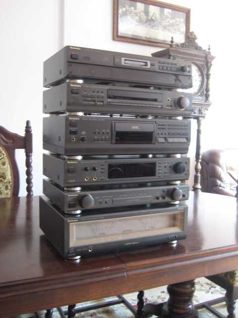 Wieża Technics 6 części SE-A900 SU-C800 SL-PS670 SH-GE90 SJ-MD100