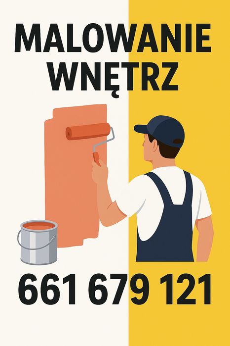 Malowanie wnętrz , złota rączka