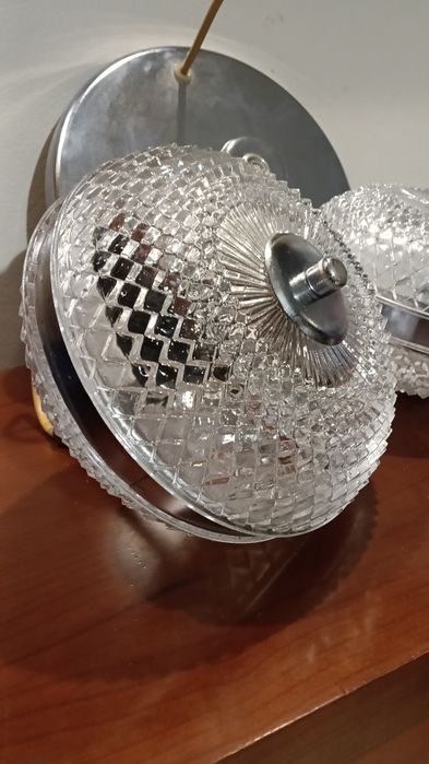 Żyrandol kaskadowy polam ufo prl