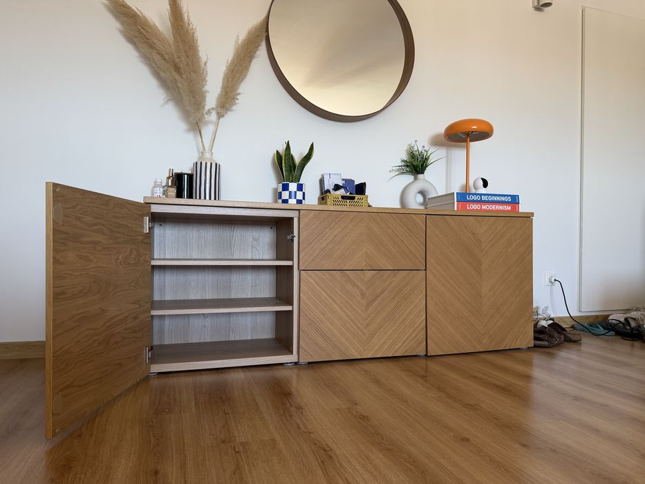 Cómoda 2 módulos mais tampo IKEA