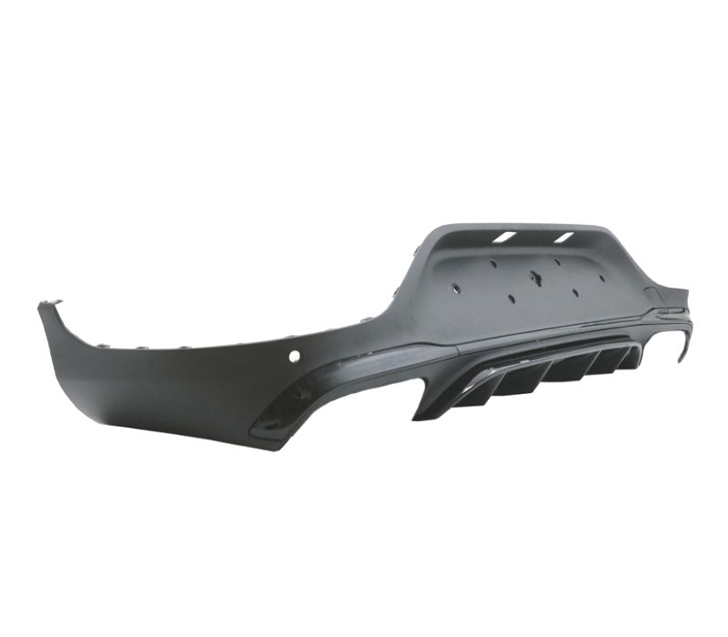 DIFUSOR MERCEDES GLC C253 COUPE 15-18 LOOK AMG GLC43 PRETO