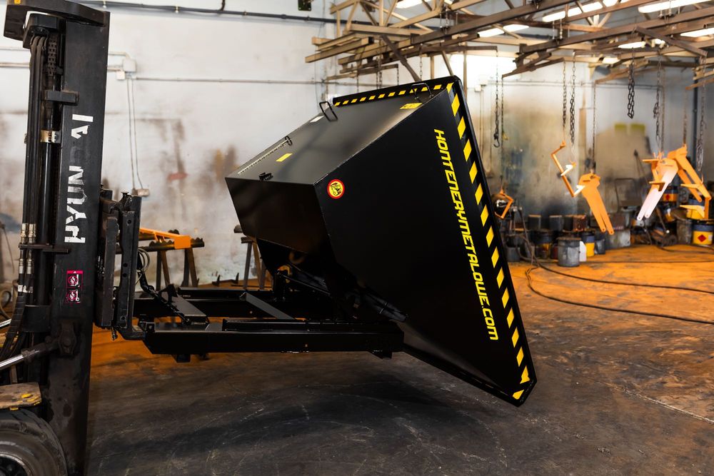 Kontener 1500L / Kontener samowyładowczy / Koleba / Kontener do wózka