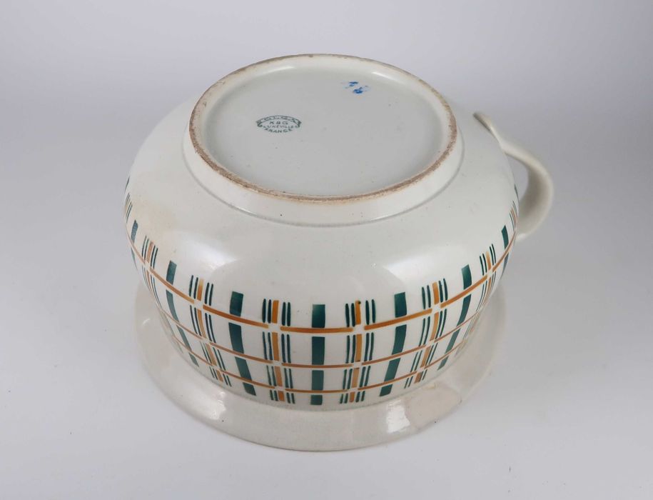 Bacio / vaso de noite antigo Deco 1920/30 - K.B.G. Lunéville (Ref. 2)