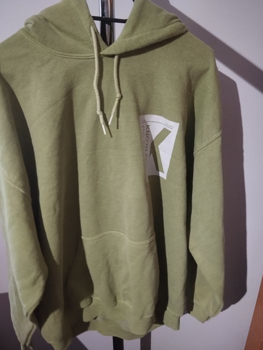 Bluza z kapturem bdg w kolorze oliwkowym