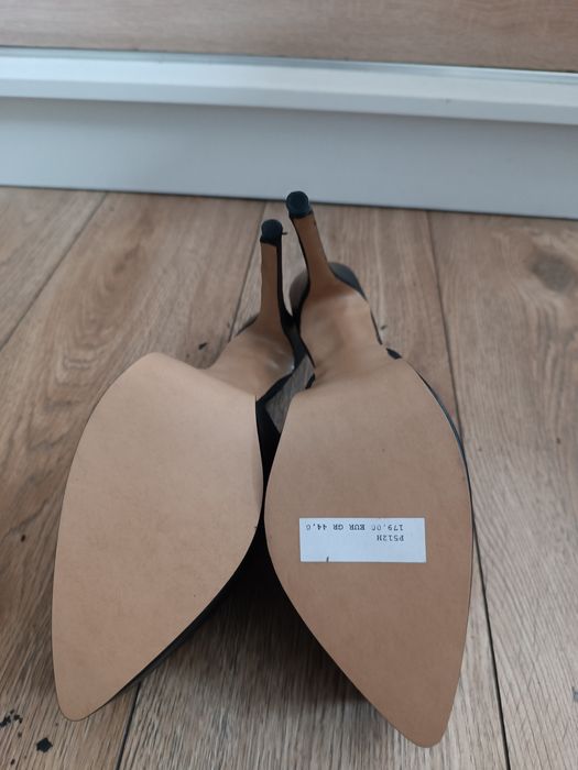 Czarne wysokie szpilki