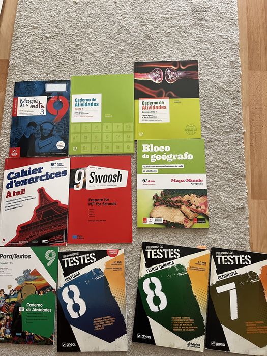 Manuais e cadernos de atividades