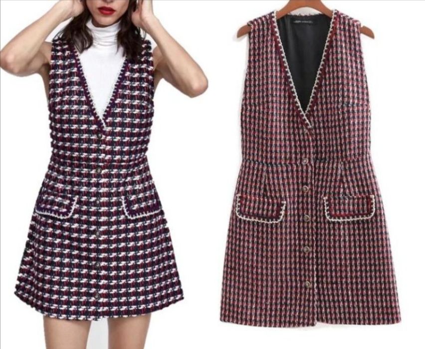 Твідовий сарафан Zara